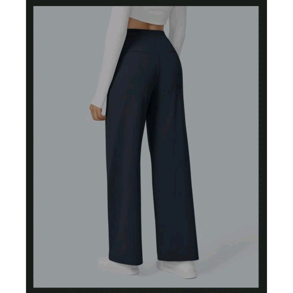 Halara Daystretch Flex High Waisted Wide‎ Leg Pants Size Medium Pockets Stretch